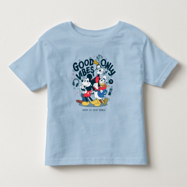 Mickey & Friends | Good Vibes Only Toddler T-shirt (Front)