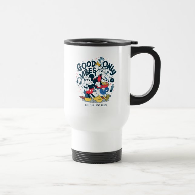 Mickey & Friends | Good Vibes Only Travel Mug (Right)