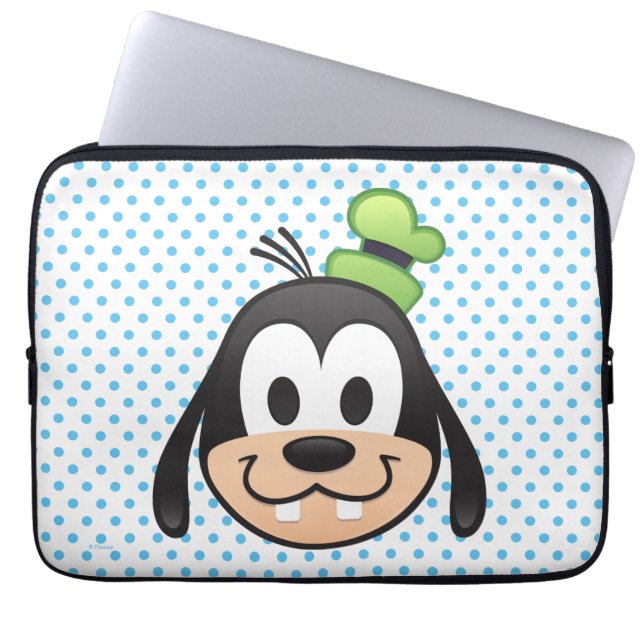 Mickey & Friends | Goofy Emoji Laptop Sleeve (Front)