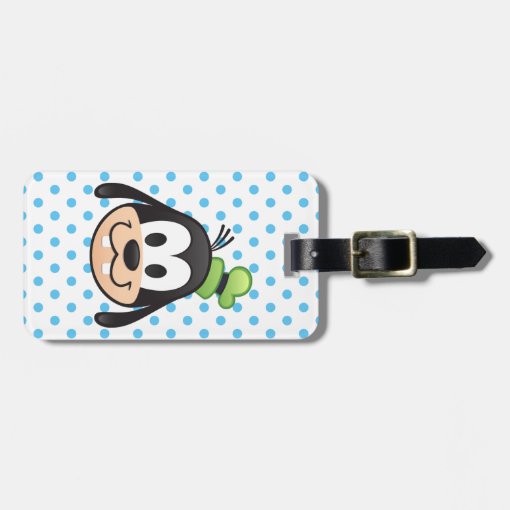 Mickey & Friends Goofy Emoji Luggage Tag Zazzle