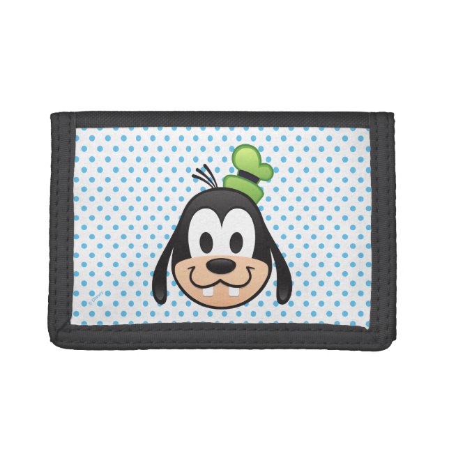Mickey & Friends | Goofy Emoji Tri-fold Wallet (Front)