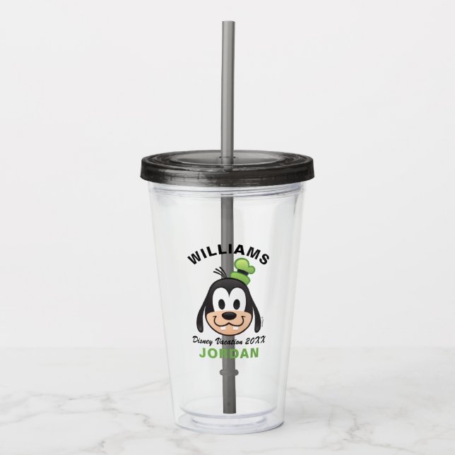 Mickey & Friends | Goofy - Family Vacation Acrylic Tumbler (Front)
