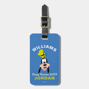 Mickey & Friends Goofy - Family Vacation & Year Luggage Tag