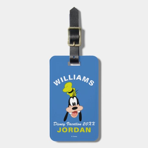 Mickey  Friends  Goofy _ Family Vacation  Year Luggage Tag
