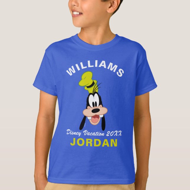 Mickey & Friends | Goofy - Family Vacation & Year T-Shirt (Front)