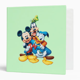 Mickey & Friends   Group Hug 3 Ring Binder