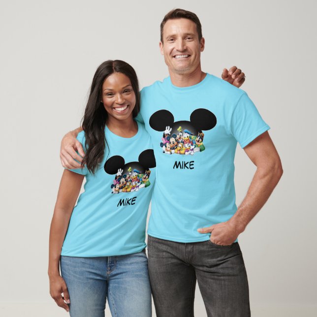 Mickey & Friends | Group in Mickey Ears 2 T-Shirt (Unisex)