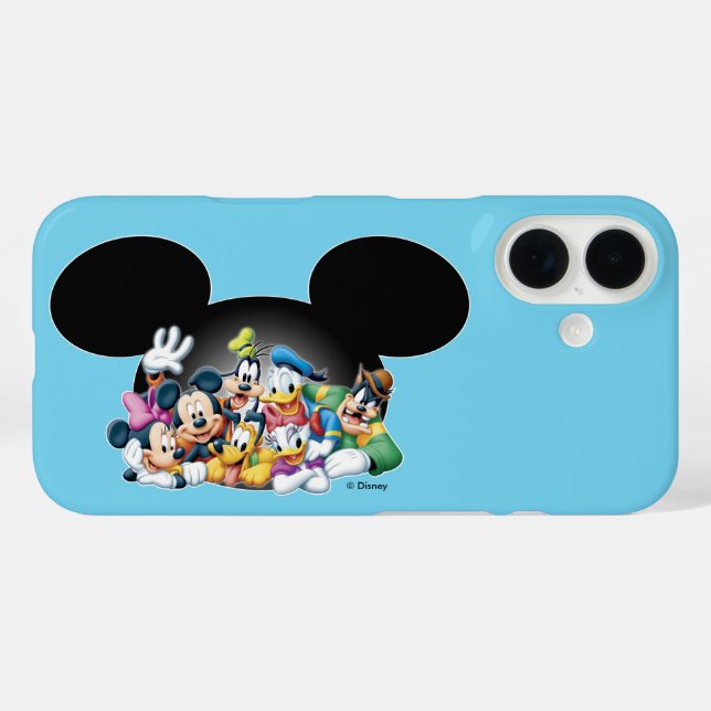 Mickey & Friends | Group in Mickey Ears Case-Mate iPhone Case (Back (Horizontal))