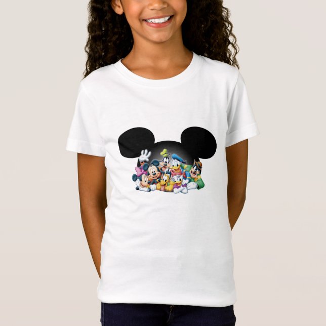 Mickey & Friends | Group in Mickey Ears T-Shirt (Front)