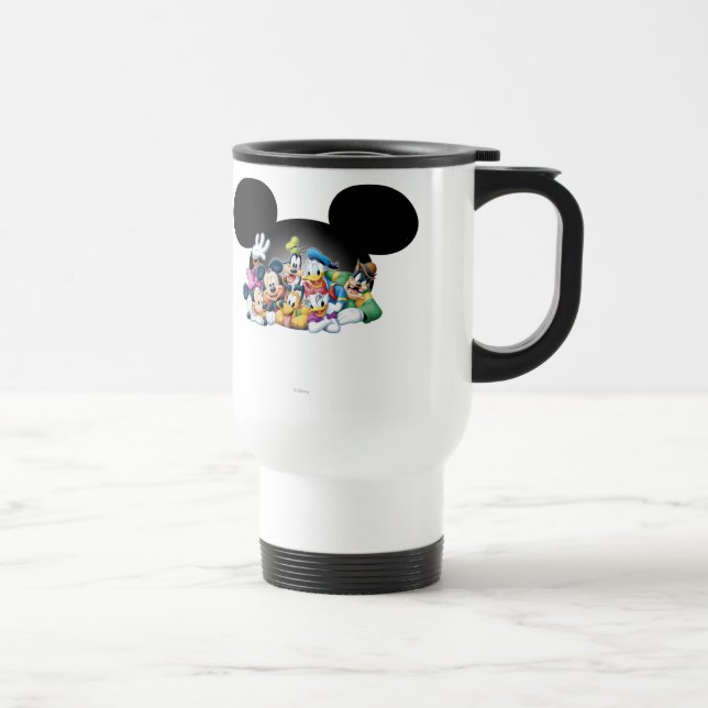 Mickey & Friends | Group in Mickey Ears Travel Mug (Right)