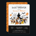 Mickey & Friends Halloween Baby Shower Invitation<br><div class="desc">Celebrate the upcoming arrival with a touch of Disney magic using the Mickey & Friends Halloween Baby Shower Invitation. This enchanting invitation showcases Mickey Mouse and his friends dressed in adorable Halloween costumes, set against a festive backdrop of pumpkins. Perfect for a Halloween-themed baby shower, this invitation can be personalized...</div>
