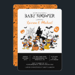Mickey & Friends Halloween Baby Shower Invitation<br><div class="desc">Celebrate the upcoming arrival with a touch of Disney magic using the Mickey & Friends Halloween Baby Shower Invitation. This enchanting invitation showcases Mickey Mouse and his friends dressed in adorable Halloween costumes, set against a festive backdrop of pumpkins. Perfect for a Halloween-themed baby shower, this invitation can be personalized...</div>