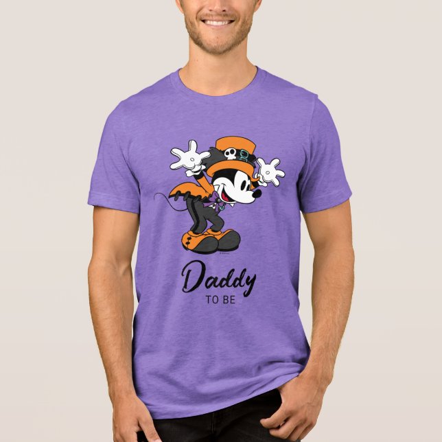 Mickey & Friends Halloween Baby Shower Tri-Blend Shirt (Front)