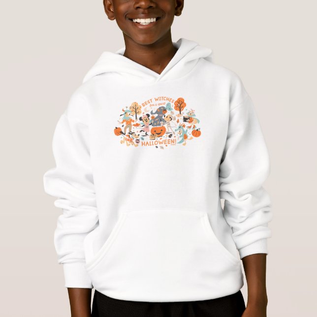 Mickey & Friends Halloween Best Witches Hoodie (Front)