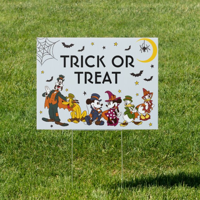 Mickey & Friends | Halloween Treat Yourself Sign (Insitu)