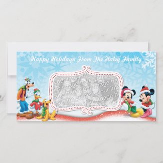 Mickey & Friends Holiday Photo Card