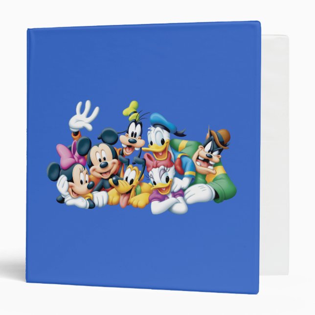 Mickey & Friends | Kneeling Binder (Front/Inside)