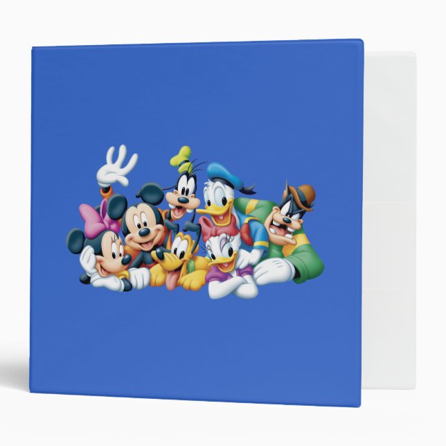 Mickey & Friends | Kneeling Binder (Front/Inside)