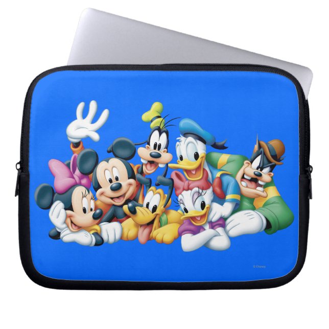 Mickey & Friends | Kneeling Laptop Sleeve (Front)