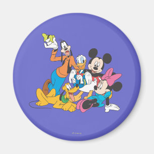 Mickey & Friends Leaning Magnet