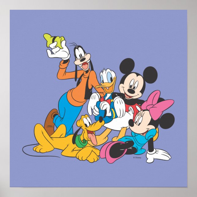 Mickey & Friends | Leaning Poster (Front)