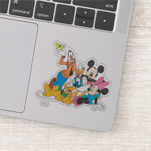 Mickey & Friends   Leaning Sticker