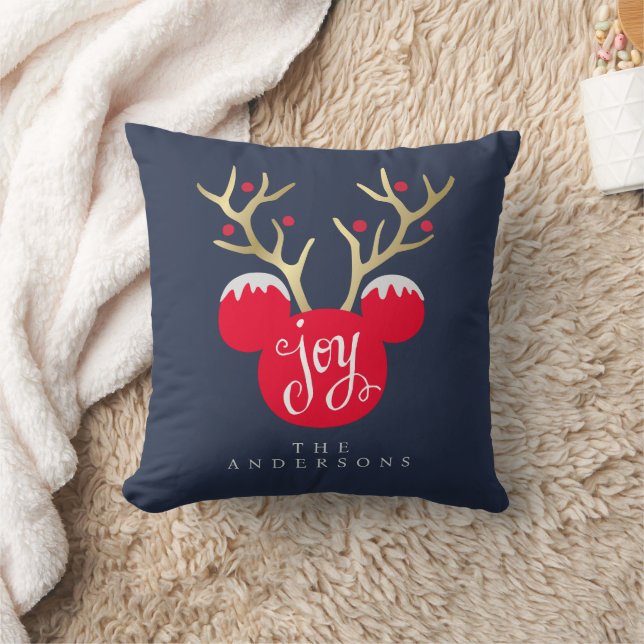 Mickey & Friends | Mickey Christmas Joy - Family Throw Pillow (Blanket)