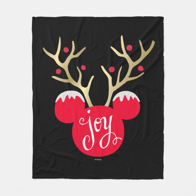 Mickey & Friends | Mickey Christmas Joy Fleece Blanket (Front)