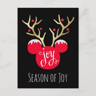 Mickey & Friends | Mickey Christmas Joy Holiday Postcard