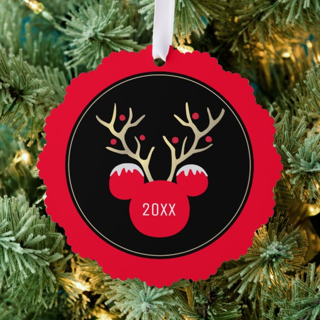Mickey & Friends | Mickey Christmas Joy Ornament Card (Insitu (Tree))