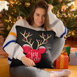 Mickey & Friends Mickey Christmas Joy Throw Pillow