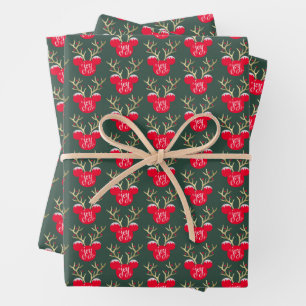 Mickey & Friends   Mickey Christmas Joy Wrapping Paper Sheets