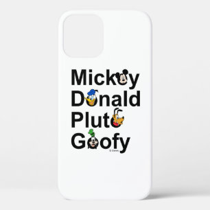 Mickey & Friends   Mickey Donald Pluto Goofy iPhone 12 Case