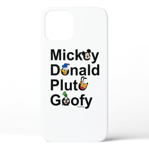 Mickey & Friends | Mickey Donald Pluto Goofy iPhone 12 Case