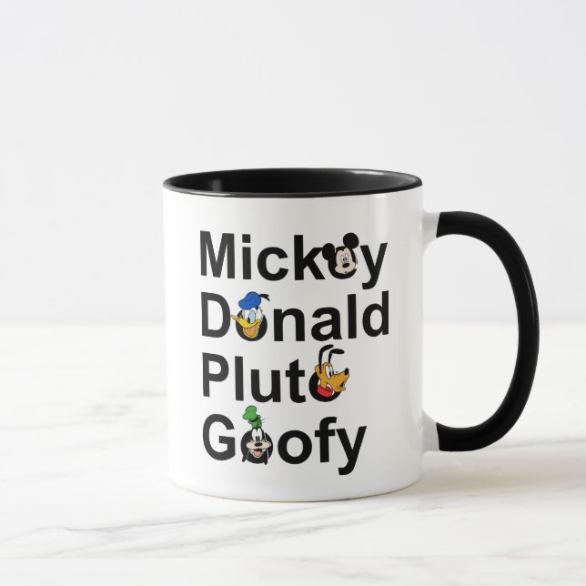Mickey & Friends | Mickey Donald Pluto Goofy Mug (Right)