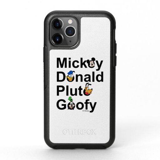 Mickey & Friends | Mickey Donald Pluto Goofy OtterBox Symmetry iPhone 11 Pro Case