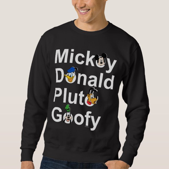 Mickey & Friends | Mickey Donald Pluto Goofy Sweatshirt (Front)