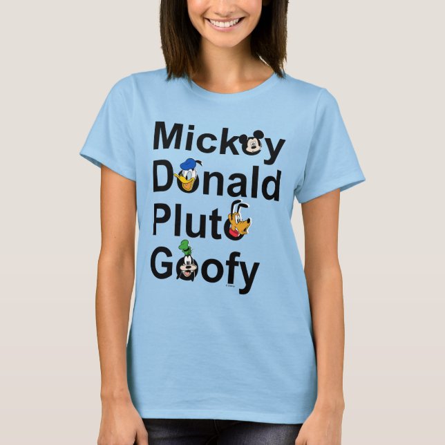 Mickey & Friends | Mickey Donald Pluto Goofy T-Shirt (Front)