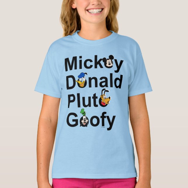 Mickey & Friends | Mickey Donald Pluto Goofy T-Shirt (Front)