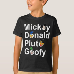 Mickey & Friends Mickey Donald Pluto Goofy T-Shirt