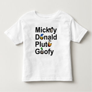 Mickey & Friends Mickey Donald Pluto Goofy Toddler T-shirt