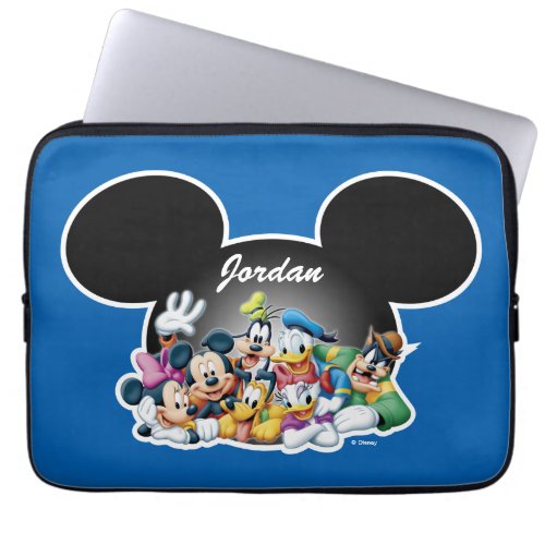 Mickey  Friends  Mickey Ears _ Add Your Name Laptop Sleeve