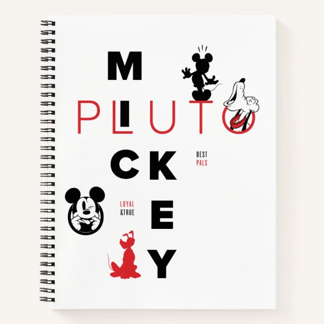 Mickey & Friends | Mickey & Pluto Best Pals Notebook (Front)