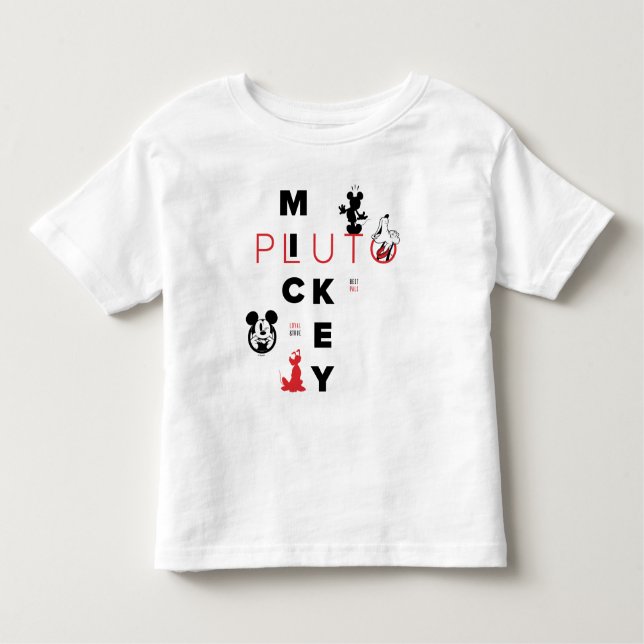 Mickey & Friends | Mickey & Pluto Best Pals Toddler T-shirt (Front)