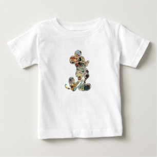 Mickey & Friends Mickey sketch comic composite Baby T-Shirt