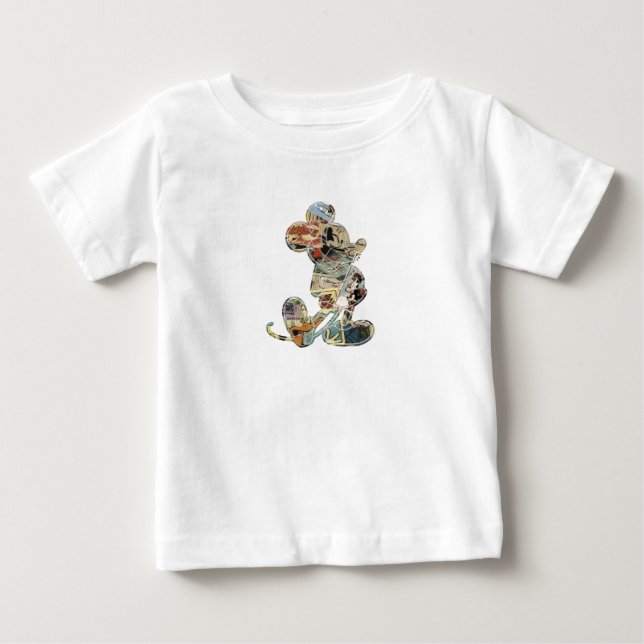 Mickey & Friends Mickey sketch comic composite Baby T-Shirt (Front)