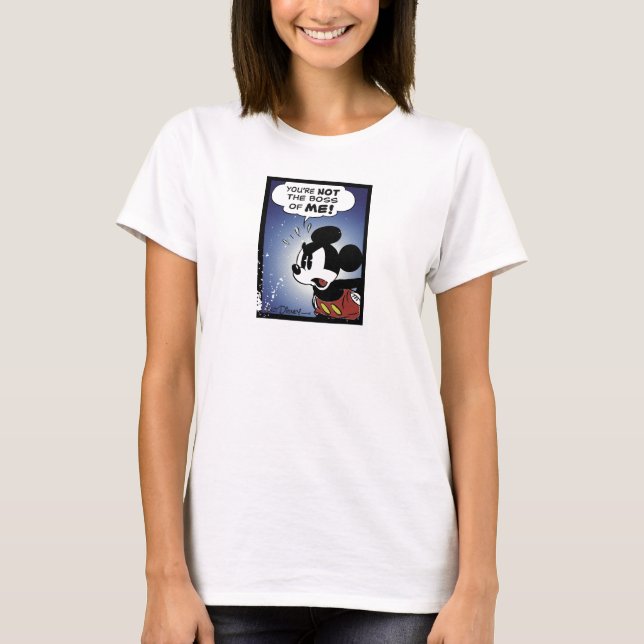 Mickey & Friends Mickey You're Not the Boss of ME T-Shirt (Front)