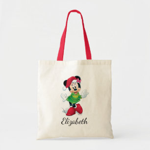 Mickey & Friends   Minnie Dressed For Christmas Tote Bag