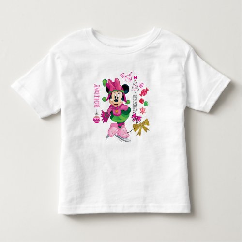 Mickey  Friends  Minnie Holiday Cheer 2 Toddler T_shirt