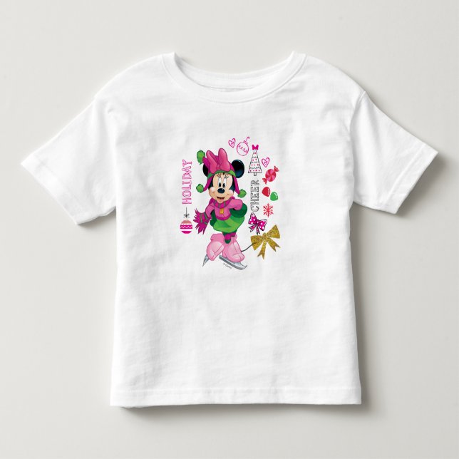 Mickey & Friends | Minnie Holiday Cheer 2 Toddler T-shirt (Front)